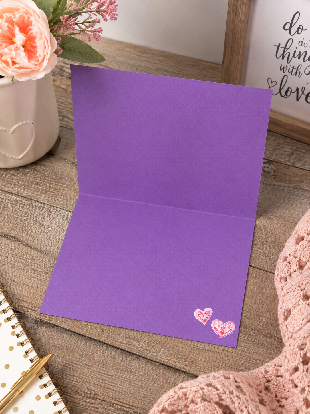 I Love Moo! Funny Cow Valentine Card with Envelope