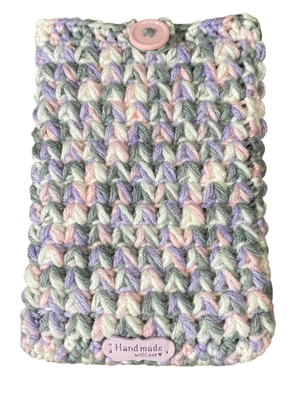 Lavender Haze Crochet Tablet E-Reader Book Sleeve