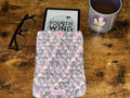 Lavender Haze Crochet Tablet E-Reader Book Sleeve