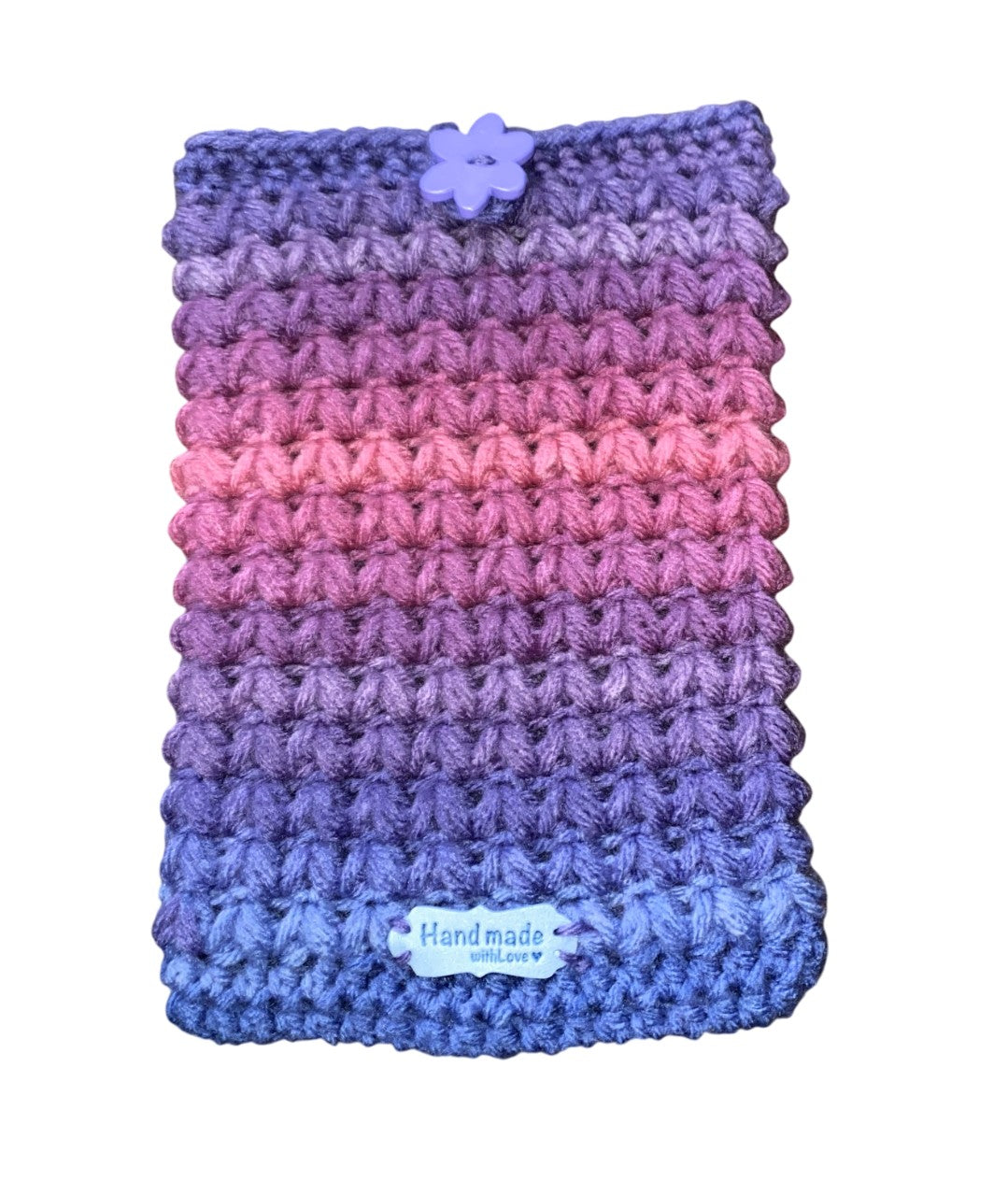 Berry Bliss Crochet Tablet E-Reader Book Sleeve