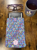 Fairy Garden Crochet Tablet E-Reader Book Sleeve