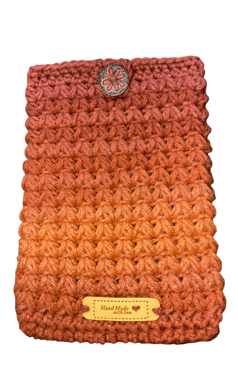 Tropical Sunset Crochet Tablet E-Reader Book Sleeve