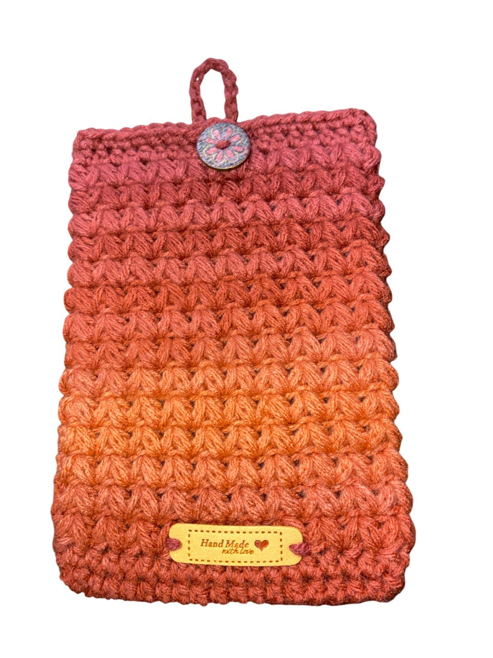 Tropical Sunset Crochet Tablet E-Reader Book Sleeve