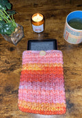 Lemon Berry Crochet Tablet E-Reader Book Sleeve