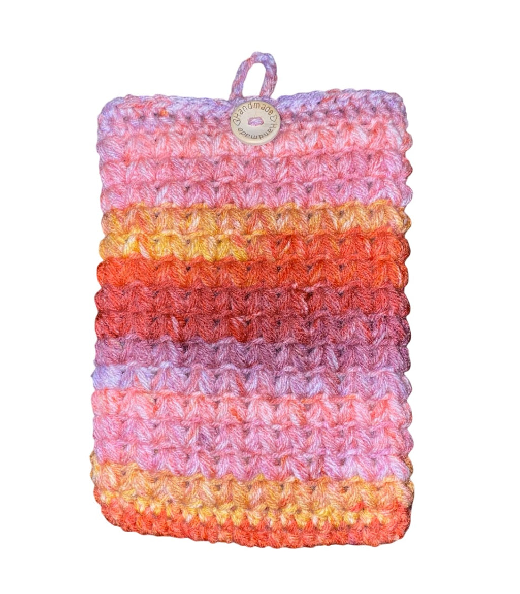 Lemon Berry Crochet Tablet E-Reader Book Sleeve