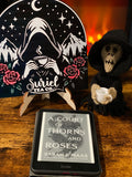 Grim Reaper Suriel Crochet Bookshelf Decoration