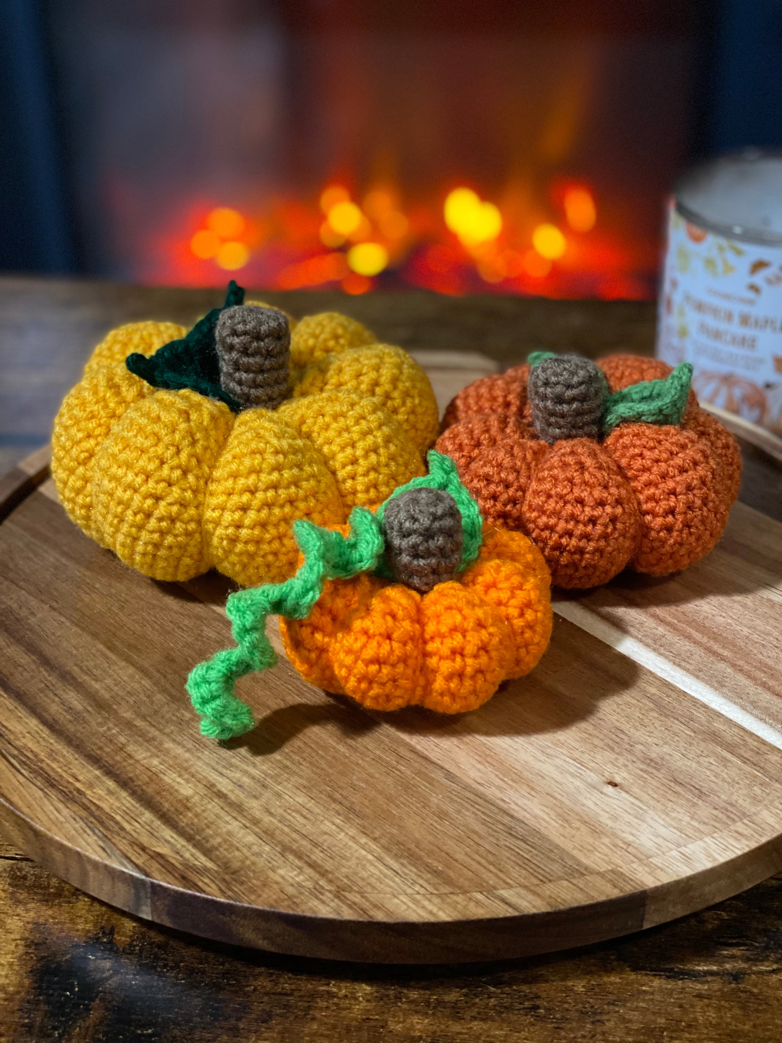 Pumpkin Patch Crochet Trio