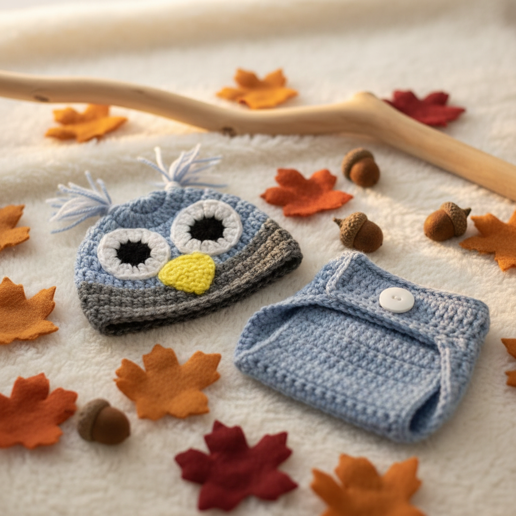 Blue Owl Baby Set Lifestyle