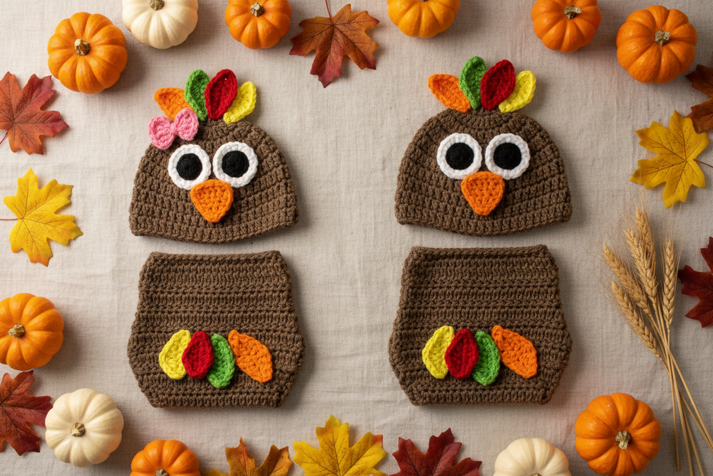 Both Turkey Sets - Flat Lay