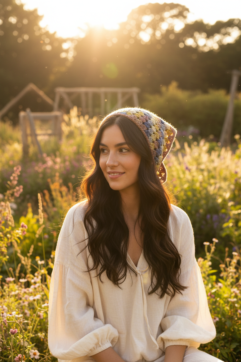 Crochet Bandana Lifestyle