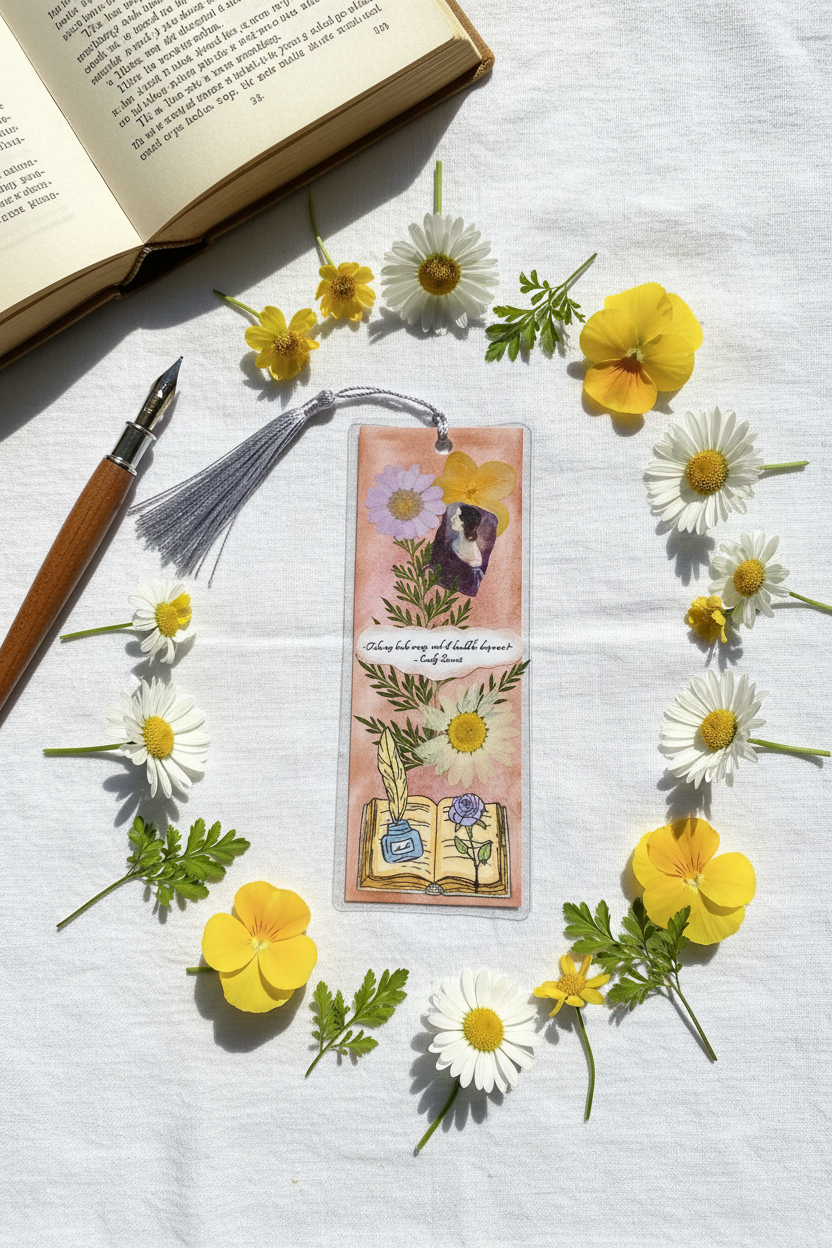 Emily Brontë flat lay v2