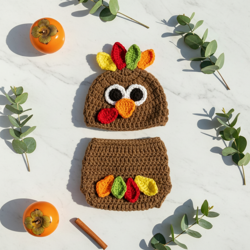 Flat lay V4 - Turkey Baby Crochet Set