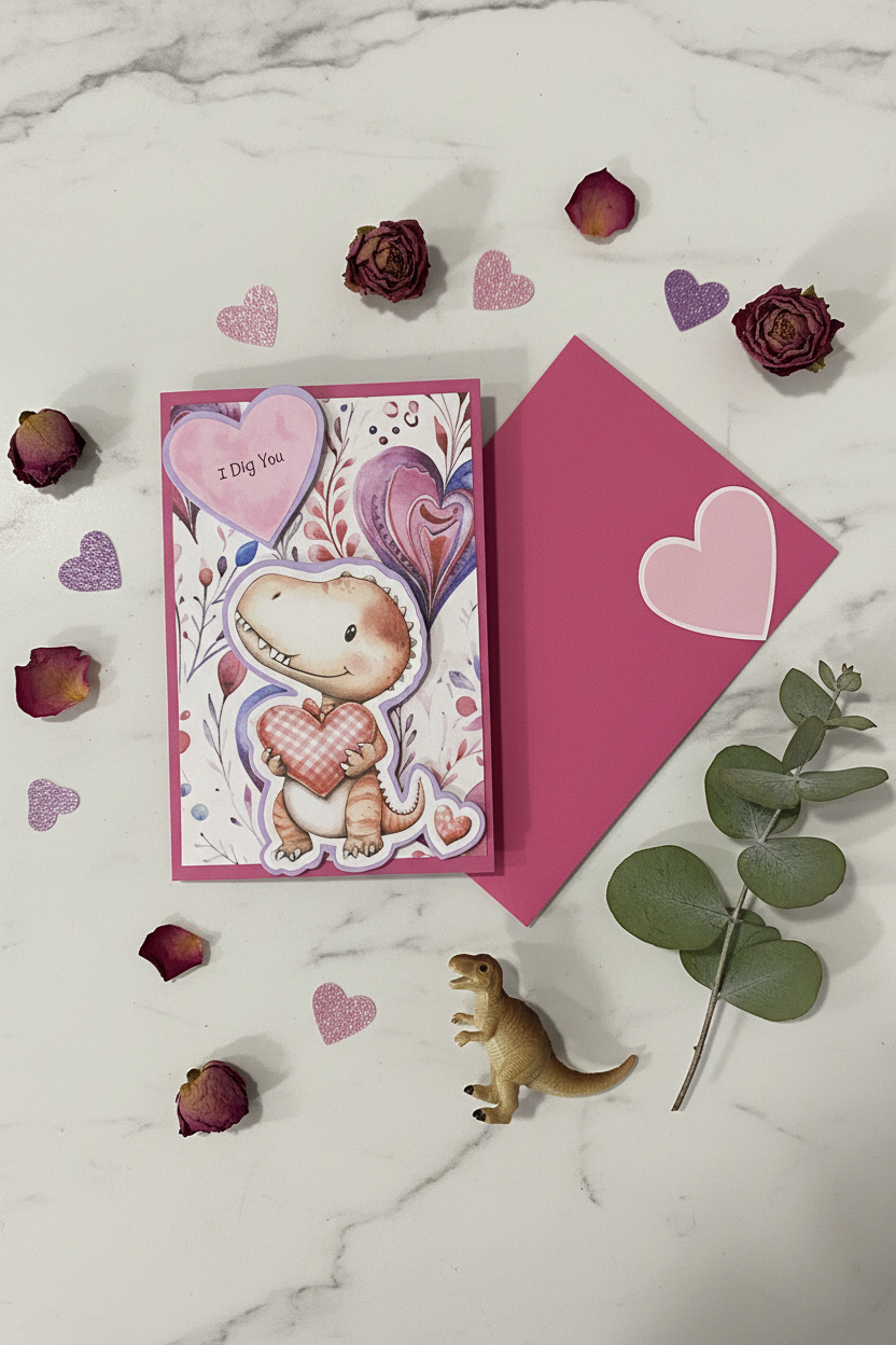 I Dig You Card - Flat Lay