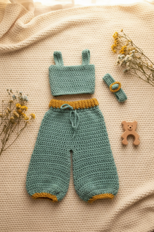 Desert Princess Crochet Baby Costume