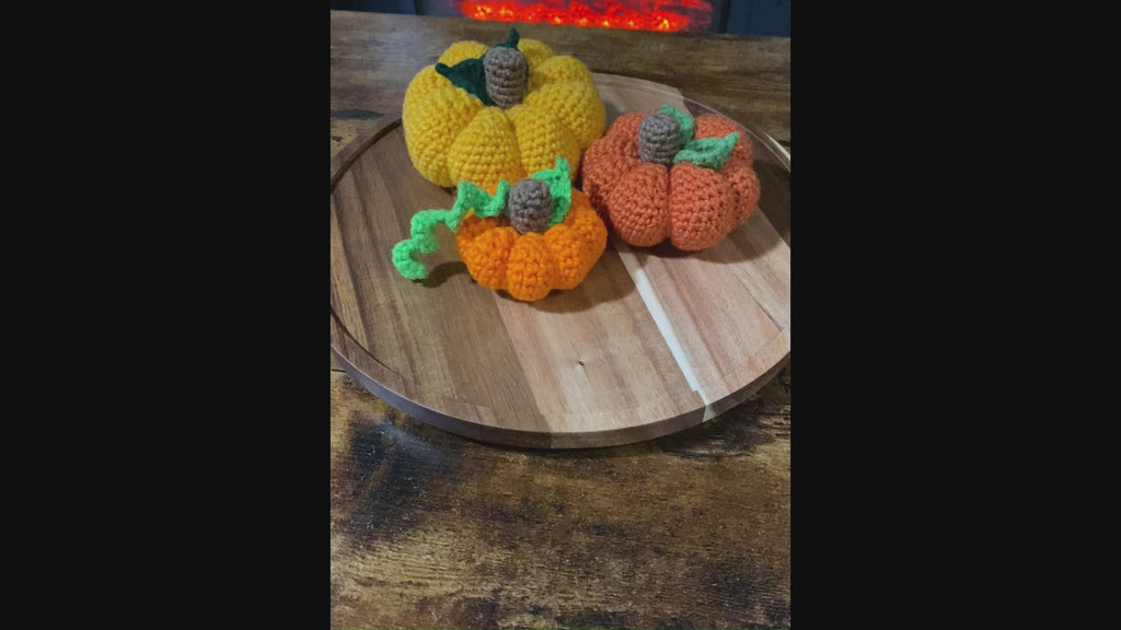 Pumpkin Patch Crochet Trio