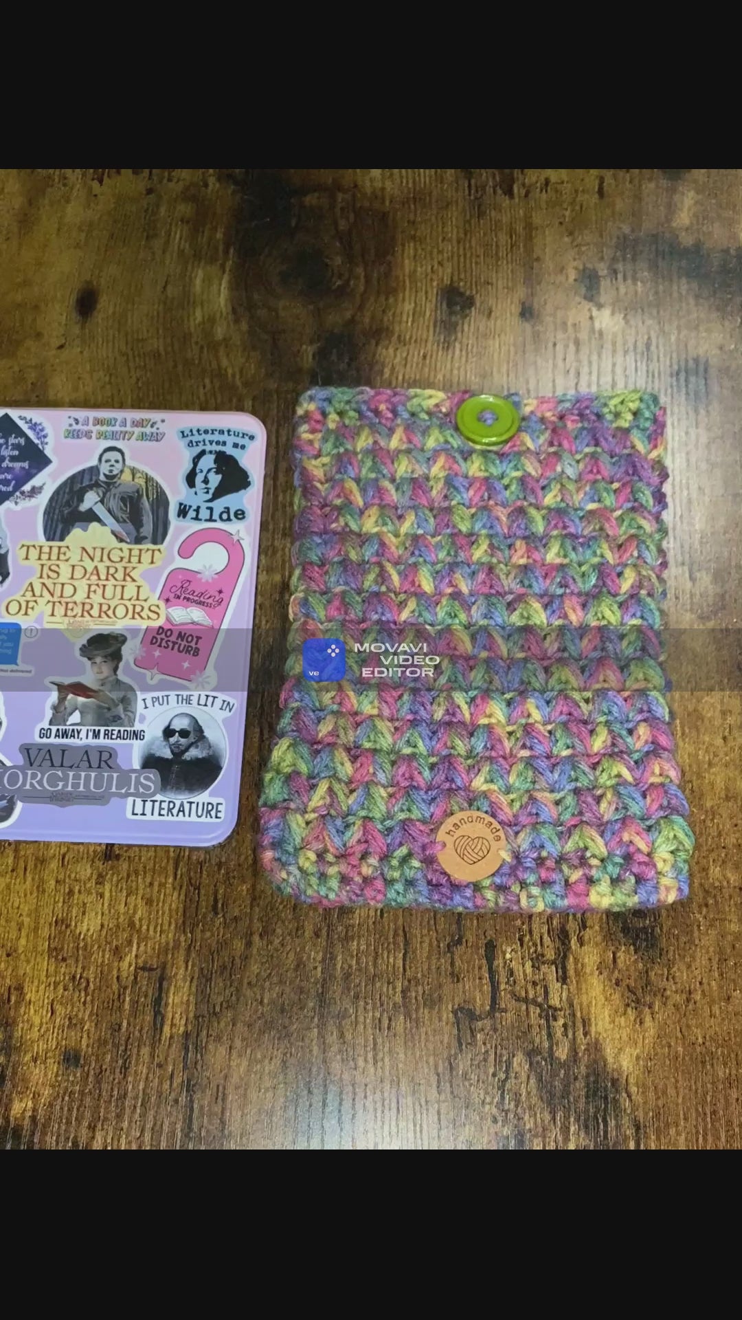 Unicorn Dreams Crochet Tablet E-Reader Book Sleeve
