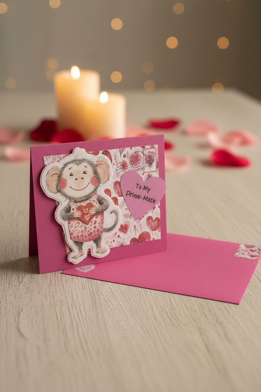 I'm Bananas for You Card with Envelope | Funny Valentine's Day Card