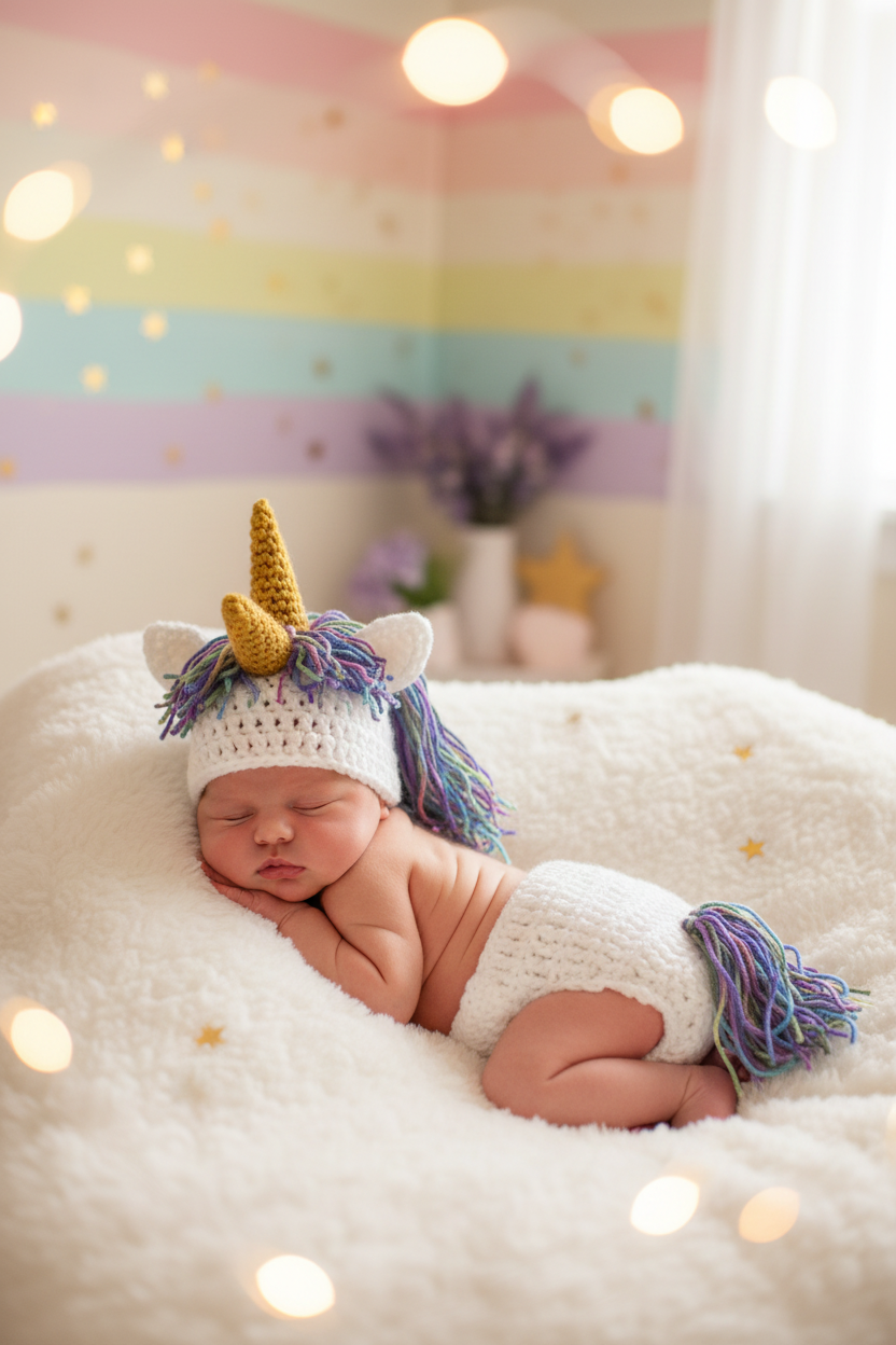 White Unicorn Set - Lifestyle